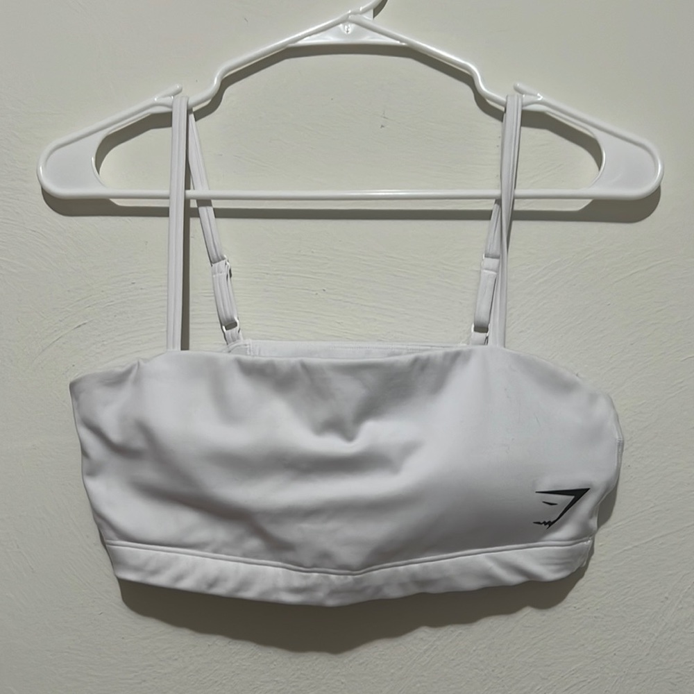 Gymshark white sports bra